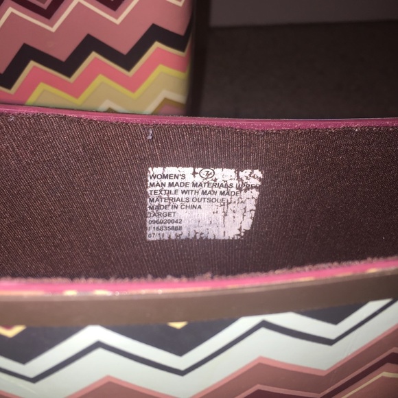 MISSONI FOR TARGET zig zag rain boots US7 - Picture 5 of 7